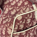 Christian Dior Vintage Red Trotter Boston Bag