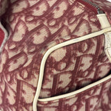 Christian Dior Vintage Red Trotter Boston Bag