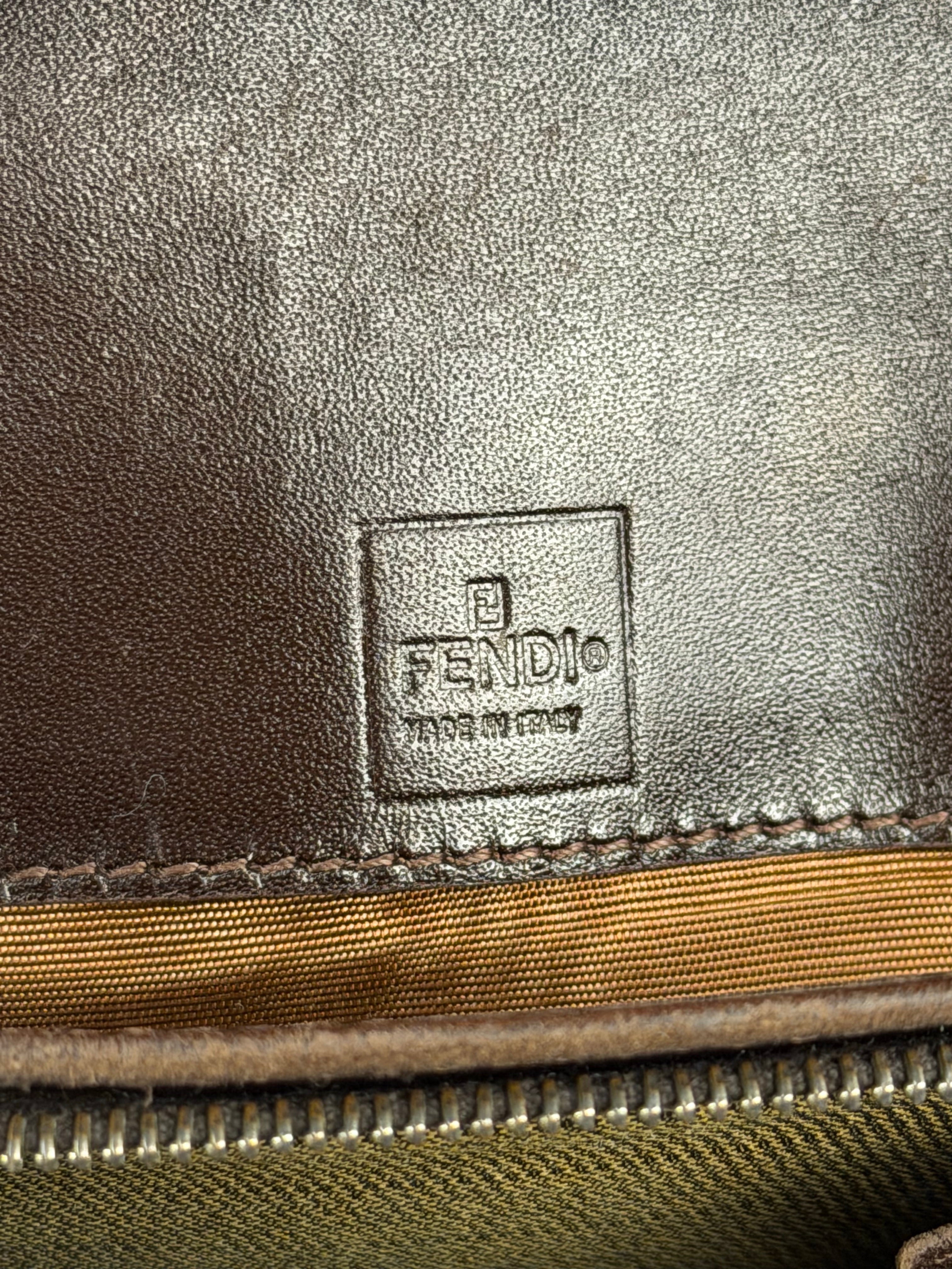 Fendi Zucca Monogram Canvas Trifold Wallet