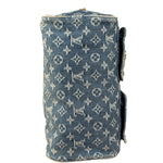 Louis Vuitton Vintage Denim Leather Trim Monogram Neo Speedy 30