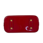 Louis Vuitton Red Vernis Alma BB Handbag