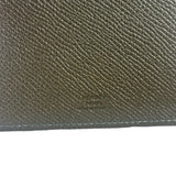 Hermes Vert Loden Calfskin Tarmac Passport Holder