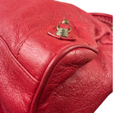 Balenciaga Red Calfskin Rouge Le City Bag