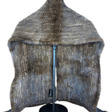 Invernale Vintage Brown Fur Shawl