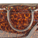 YSL Patent Leather Tortoise Shell Duffle