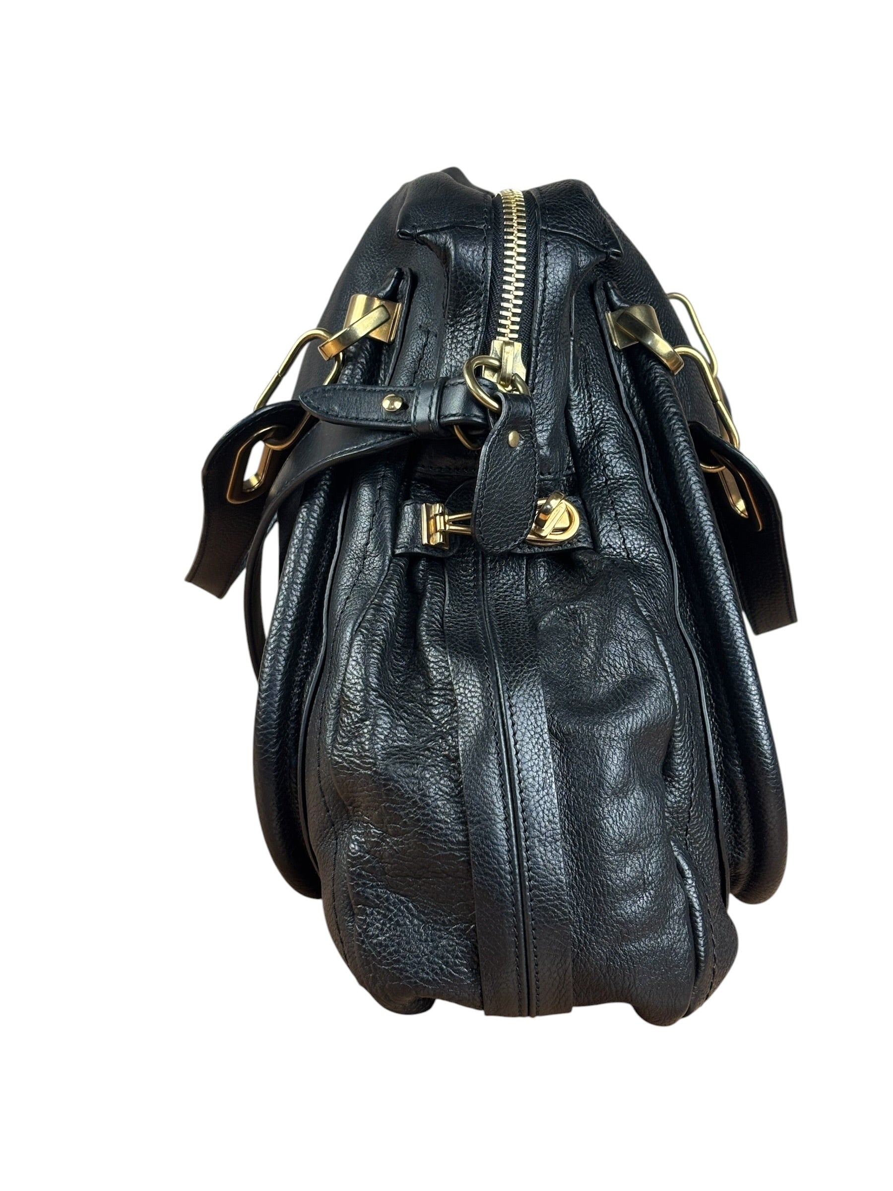 Chloe Black Paraty Leather Two-Way Bag