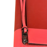 Loewe Red/Pink Leather Trifold Long Wallet