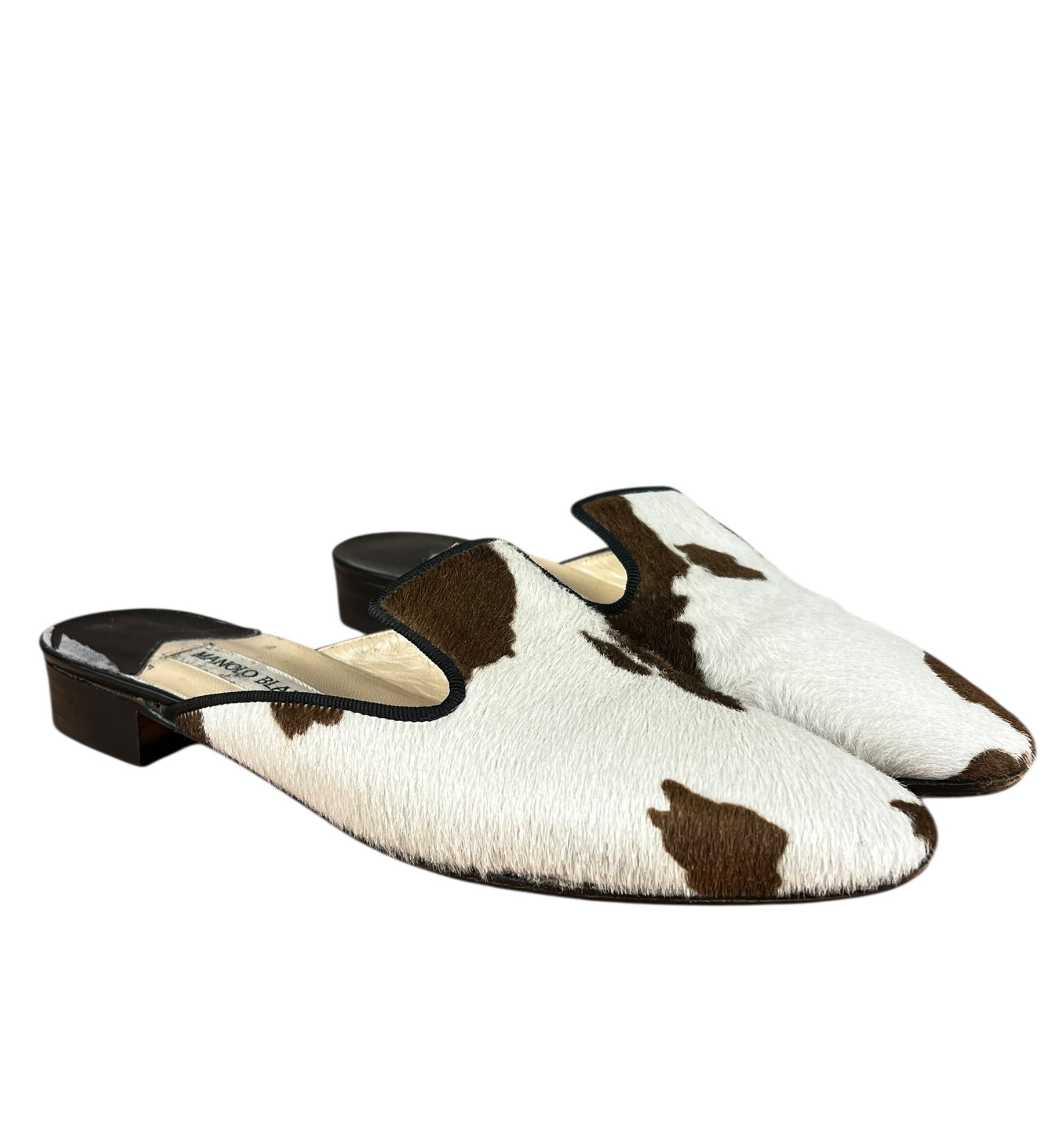 Manolo Blahnik Pony Hair Mule