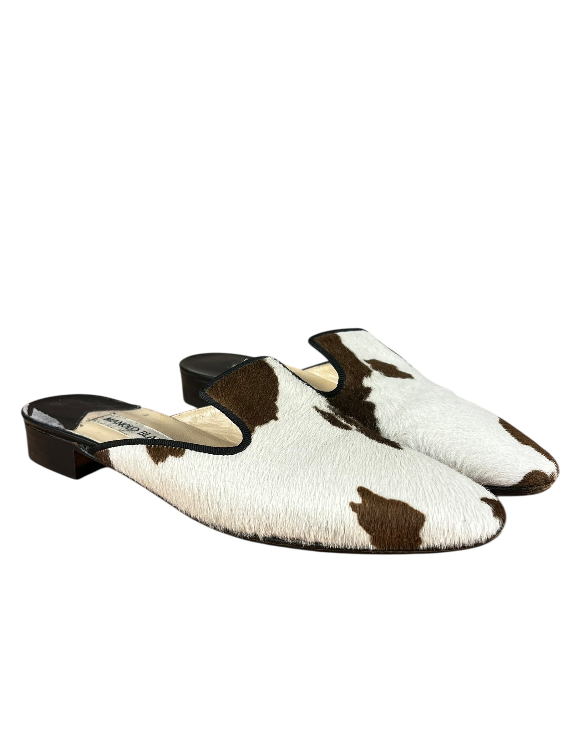 Manolo Blahnik Pony Hair Mule
