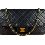 Chanel Quilted Flap Bag Black 1989