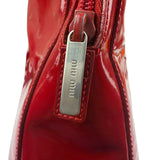 Miu Miu Glossy Candy Red Patent Leather Tote Bag