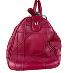 Christian Dior Red Granville Cannage 2Way Handbag