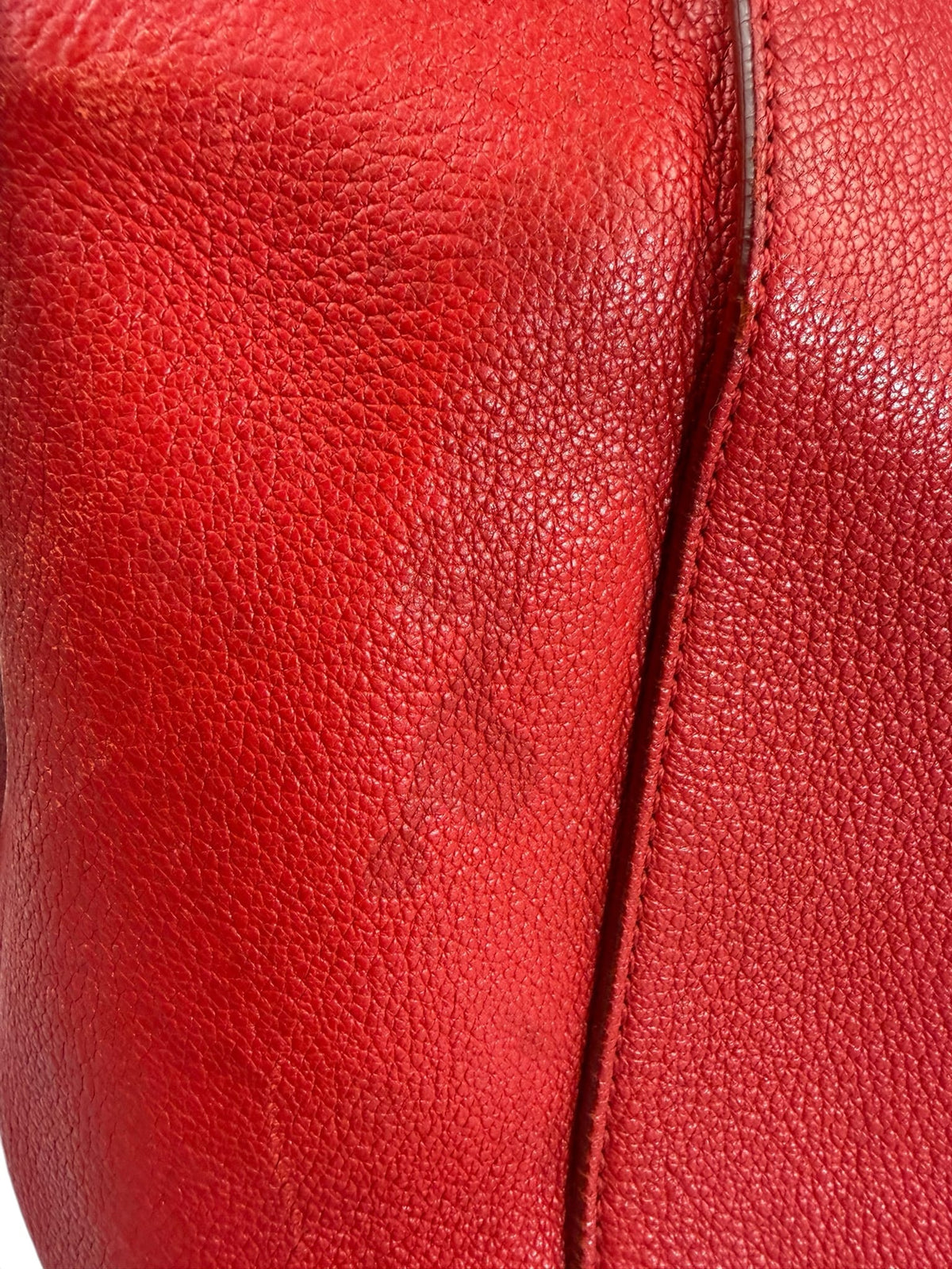 Givenchy Red Glazed Leather Medium Antigona Two-Way Bag