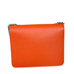 Gucci Orange Leather G Dollar Interlocking Small Shoulder Bag