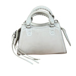 Balenciaga White Leather Neo Classic Le City Two-Way Bag