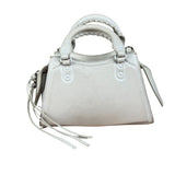 Balenciaga White Leather Neo Classic Le City Two-Way Bag