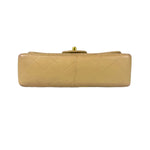 Chanel Vintage Beige Clair Quilted Leather Classic Flap Bag 2004