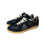 Maison Margiela Replica Leather and Suede Sneaker Black