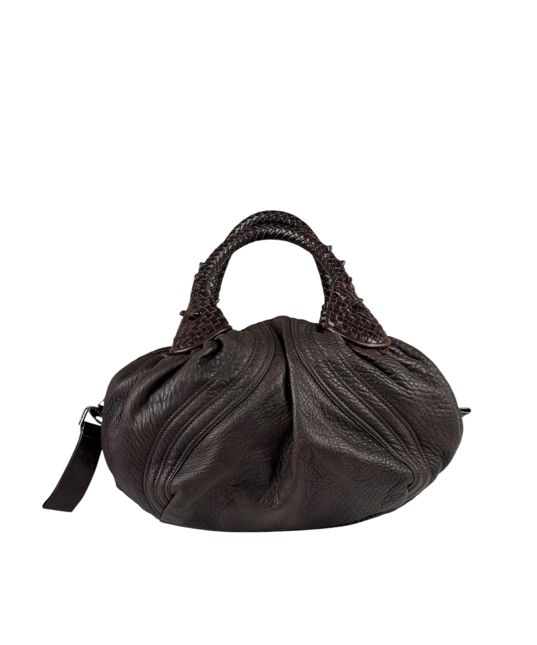 Fendi Vintage Brown Small Spy Bag