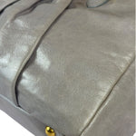 Miu Miu Vintage Pale Grey Vitello Leather Two-Way Bag