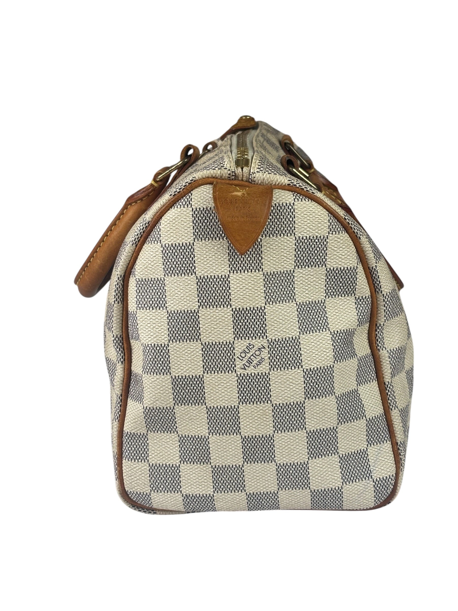 Louis Vuitton Diamier Azur Speedy 25