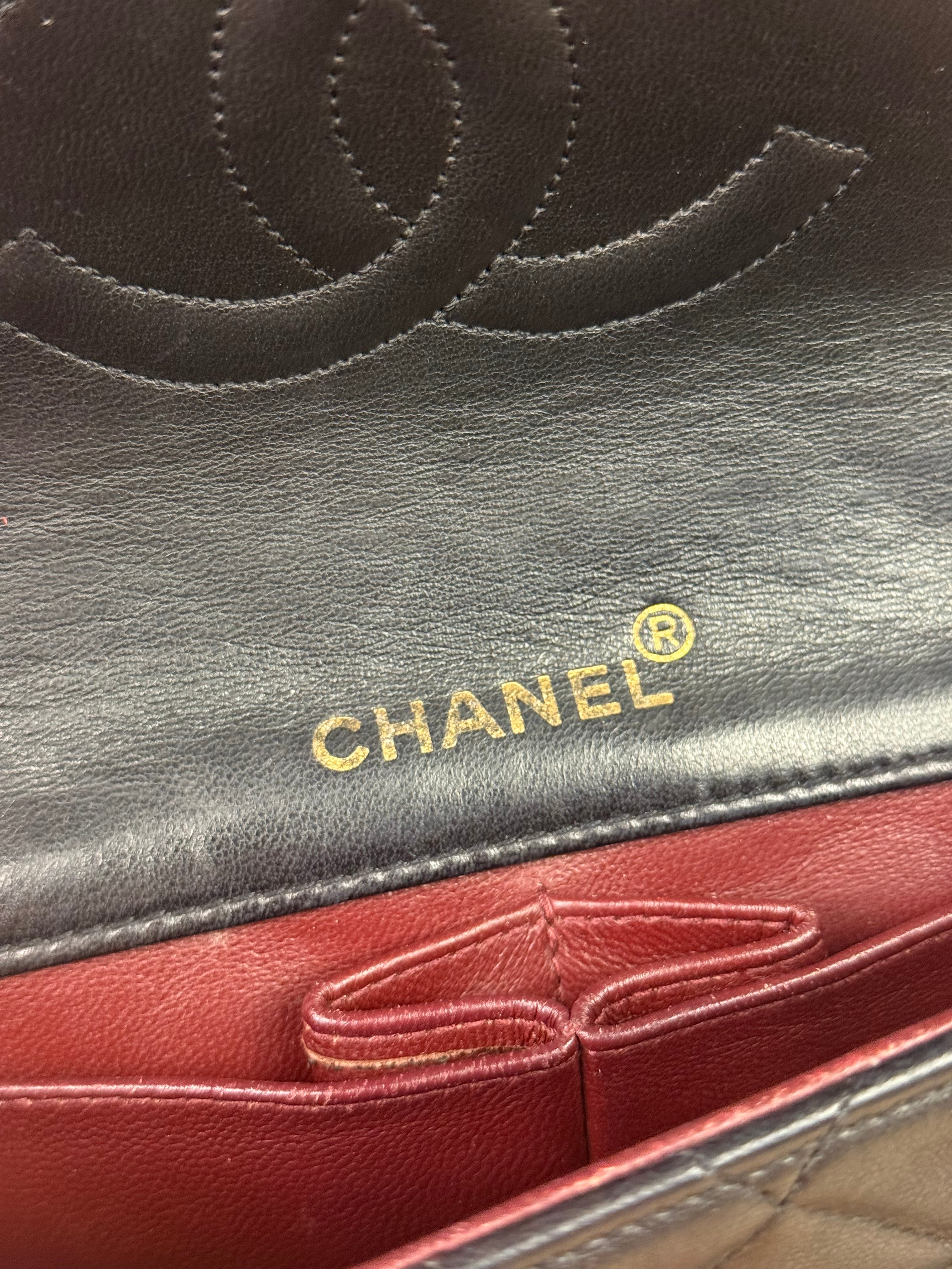 Chanel Black Quilted Leather Mini Flap Bag  2011