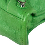 Balenciaga Green Leather Small Le City Two-Way Bag