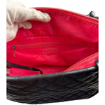 Chanel Black Quilted Calfskin Cambon Ligne Tote 2003