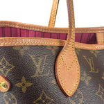 Louis Vuitton Monogram Neverful MM Pink Canvas-Lined Tote Bag
