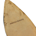 Manolo Blahnik Brown Suede Strappy Heels