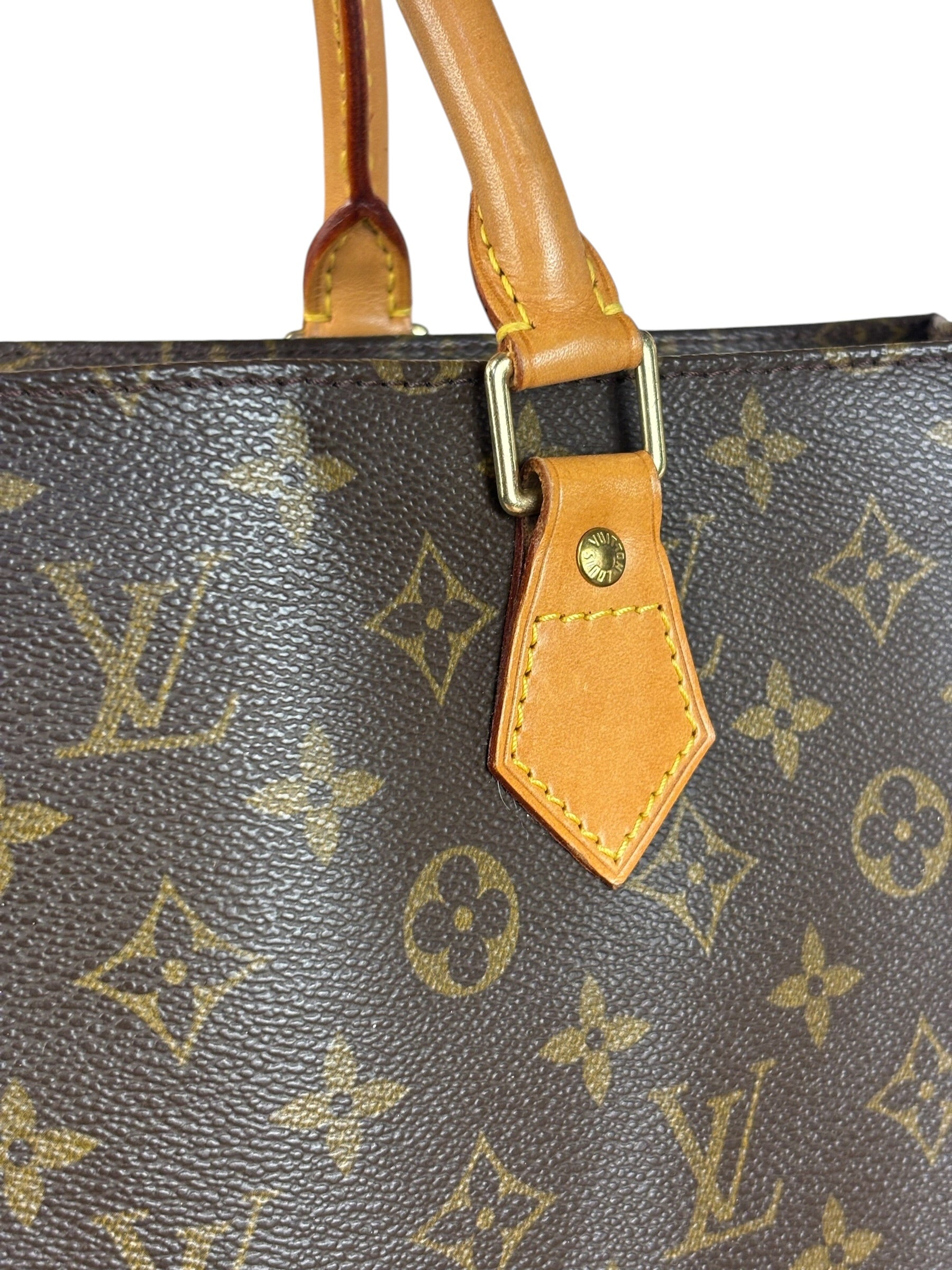 Louis Vuitton Vintage Monogram Sac Plat Tote Bag