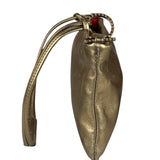 Salvatore Ferragamo Metallic Gold Gancini Shoulder Bag