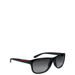 Prada Black Linea Rossa SPS 12U Sunglasses