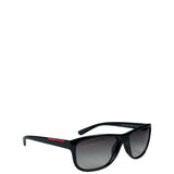 Prada Black Linea Rossa SPS 12U Sunglasses