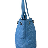 Christian Dior Blue Leather Panarea Tote
