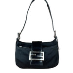 Fendi Mini Baguette Neoprene Black