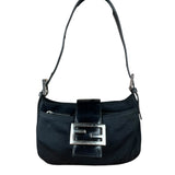 Fendi Mini Baguette Neoprene Black