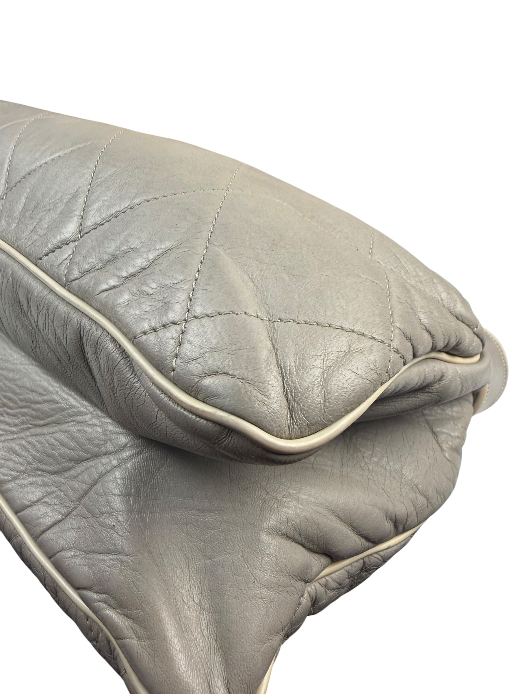Chanel Grey Reissue Quilted Tote Bag 2013