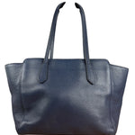 Gucci Blue Pebbled Leather Swinger Bag