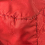 Prada Rosso Red Tessuto Nylon/Saffiano Leather Trim Shoulder Bag