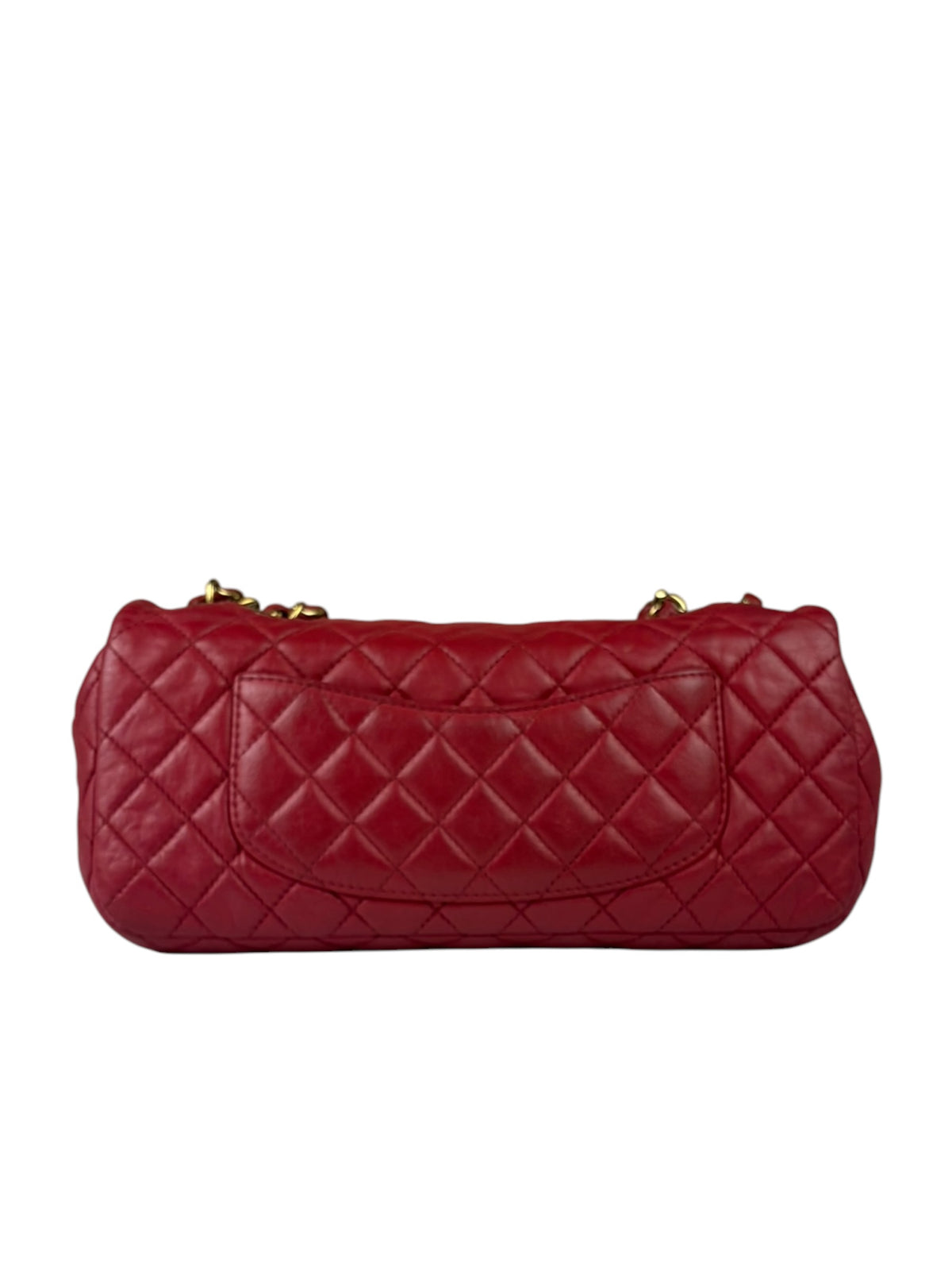 Chanel Red Quilted Leather Timeless Valentine Flap Bag 2009