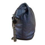 Gucci Navy Blue Galaxy Chain Hobo Bag