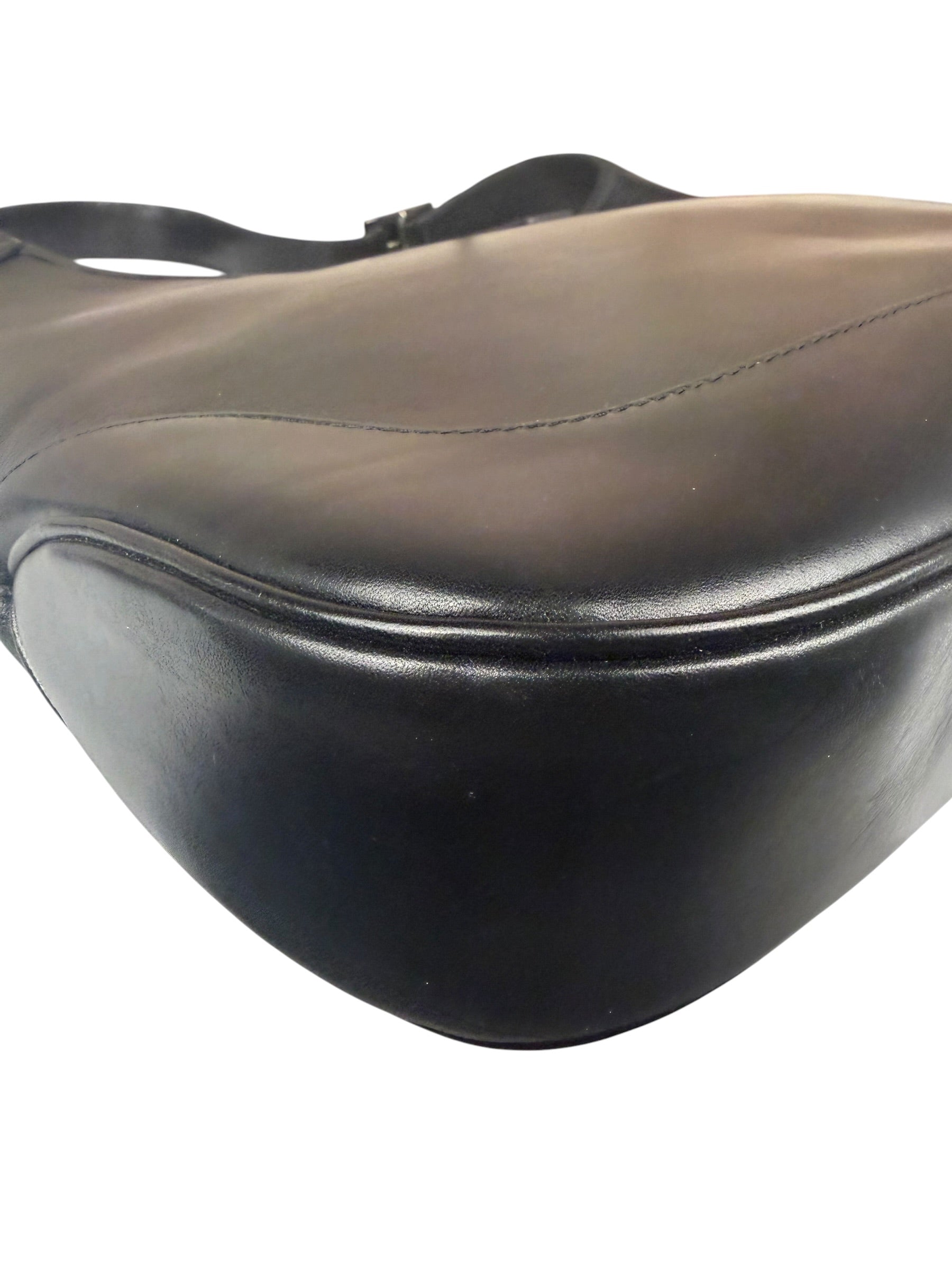 Gucci Black Leather Jackie Hobo Bag