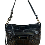 Balenciaga Black Leather Classic City Shoulder Bag