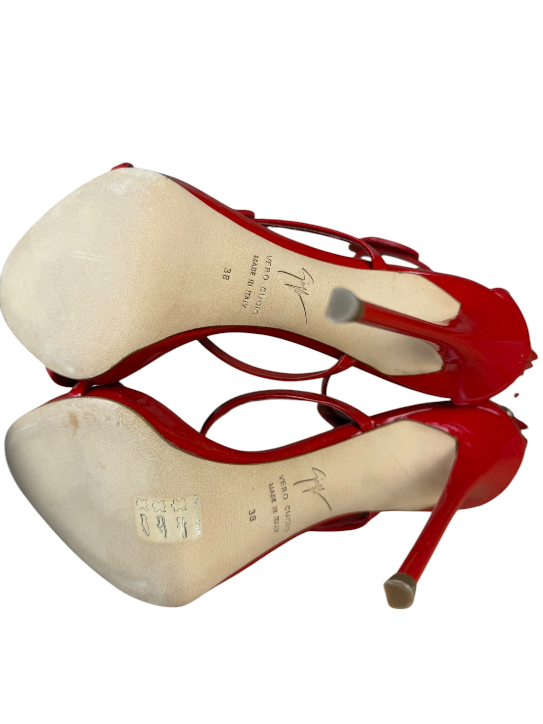 Giuseppe Zanotti Red Heart Heels