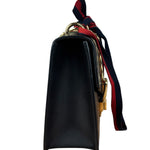 Gucci Black Leather Sylvie Small Hand/Shoulder Bag