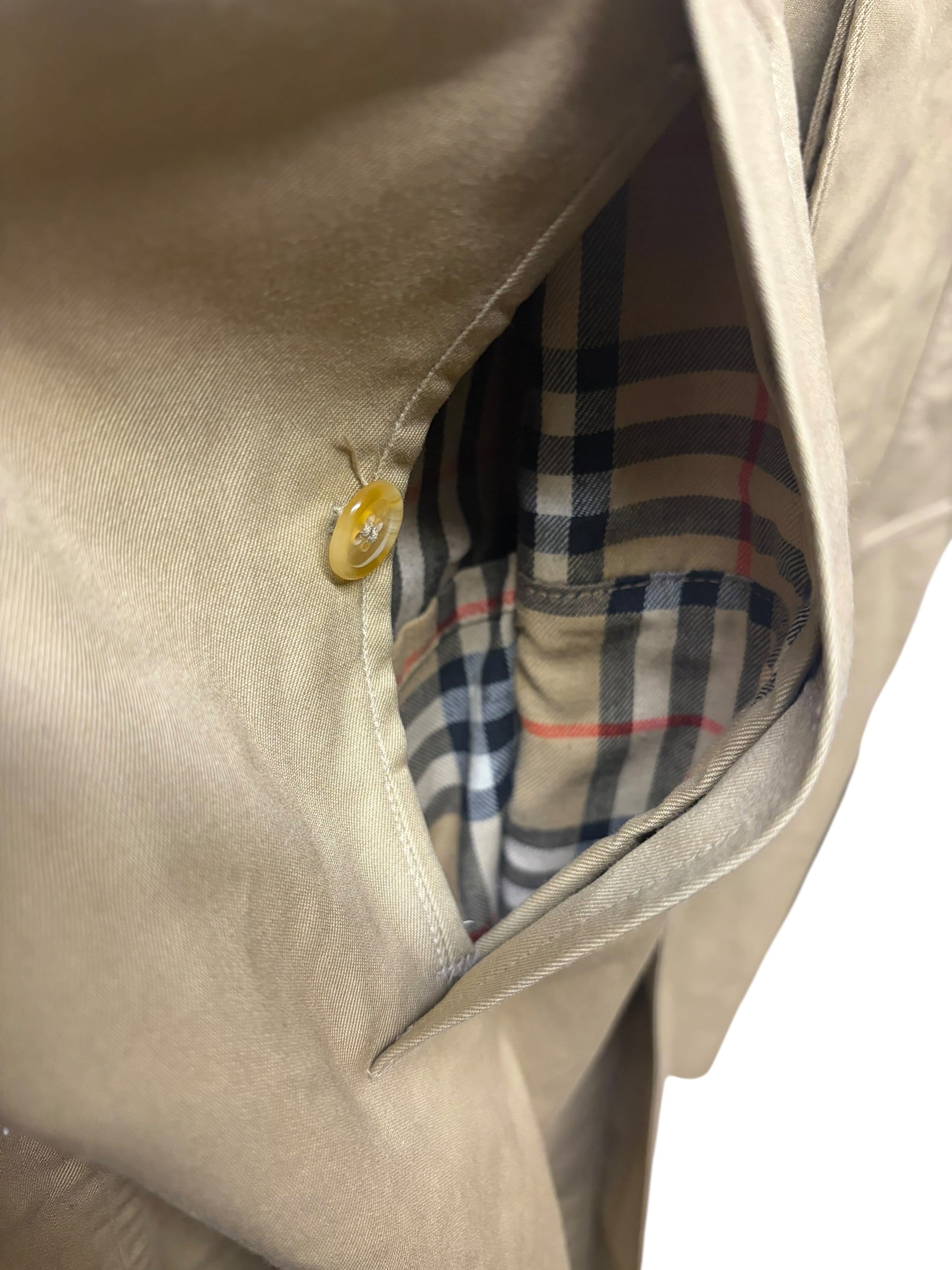 Burberry Vintage House Check Lined Long Coat