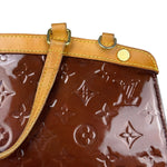 Louis Vuitton Bronze Monogram Vernis Brea MM 2Way Handbag