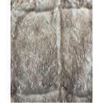 Imagnin Vintage Beige/Cream Rabbit Fur Coat