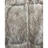 Imagnin Vintage Beige/Cream Rabbit Fur Coat